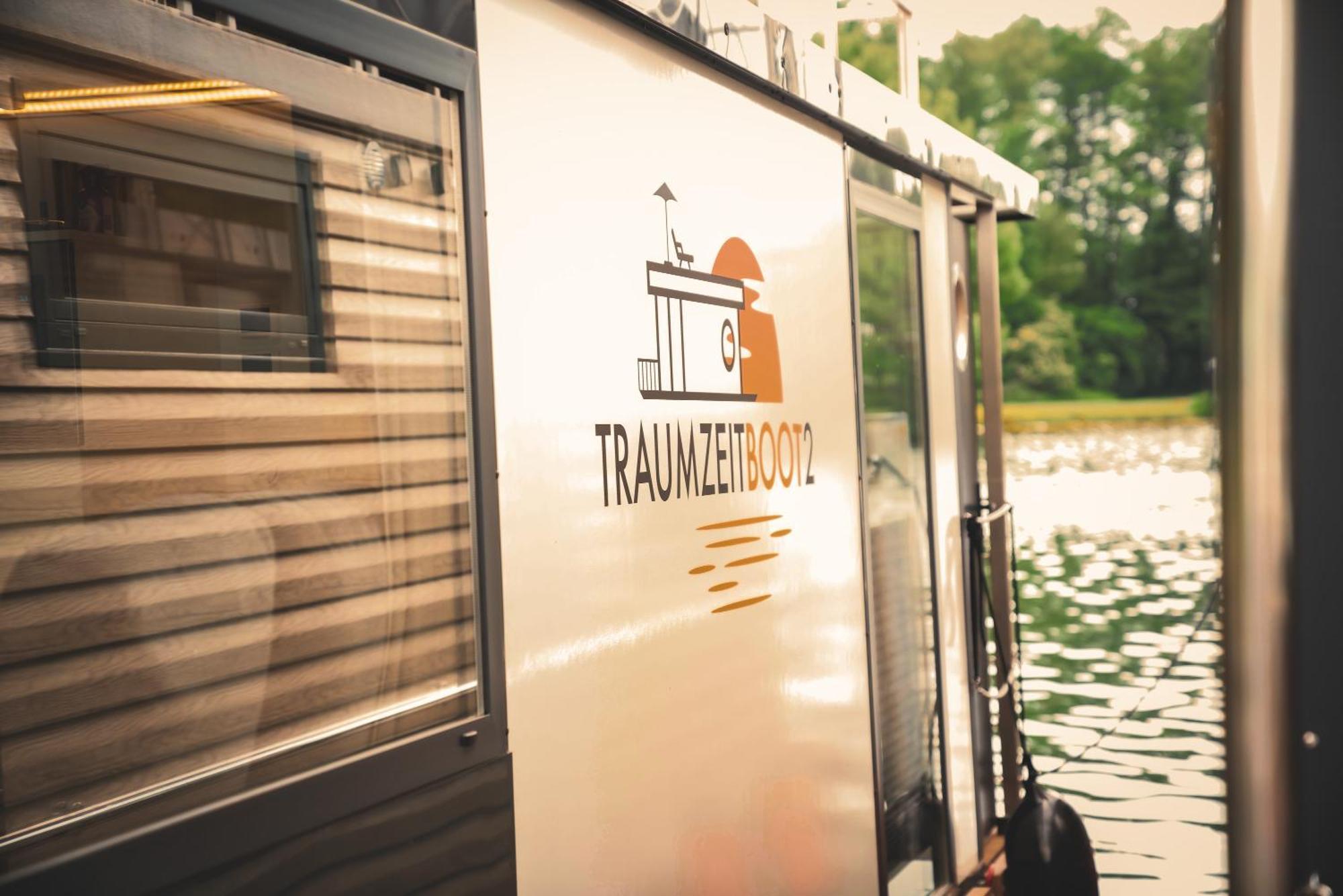 Traumzeitboot2 Auf Dem Scharmuetzelsee Bad Saarow Exterior foto